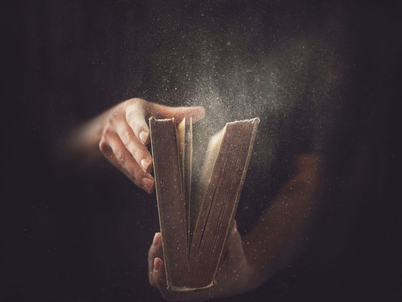 A dusty book