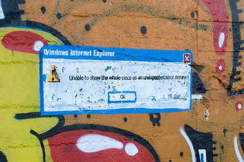 Internet-Explorer-Error-Graffiti