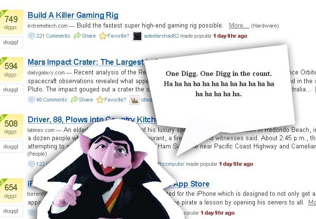 Digg's 2009 April Fools Prank