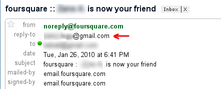 Foursquare Confirmation E-Mails Don't Respect Users Settings