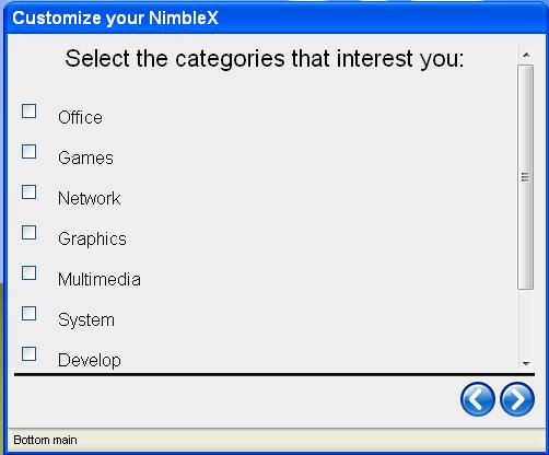 NimbleX 2 Choose Your Categories