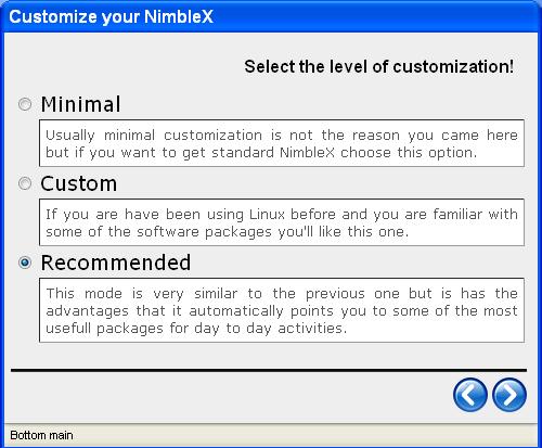 NimbleX 2 Choose your Option