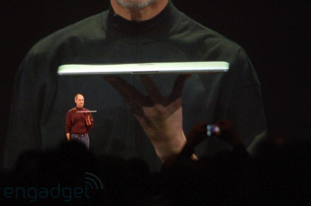 Steve Jobs Unvieling the Macbook Air in CES 2008