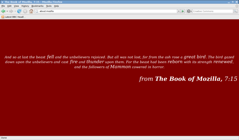 Book of Mozilla 7:15 Found in Firefox 2